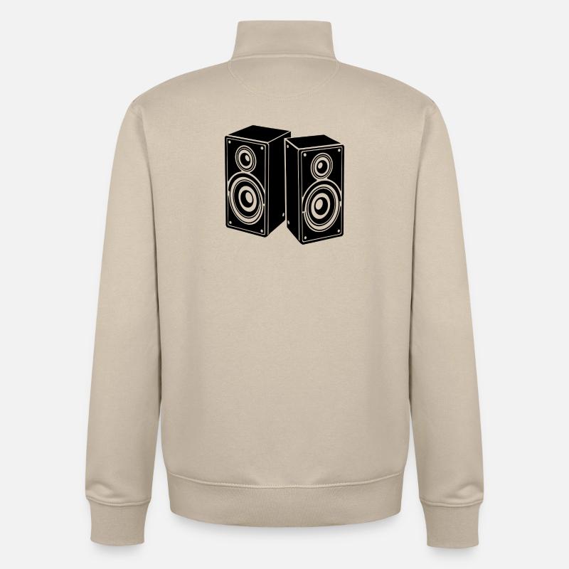 Intervenants - Sweat zippé unisexe en coton bio Stanley/Stella - beige crème