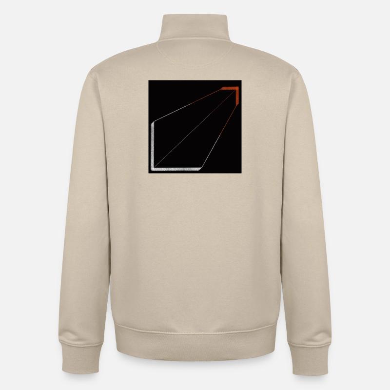 Silent Structure - Unisex Organic Zip Sweatshirt by Stanley/Stella - desert dust