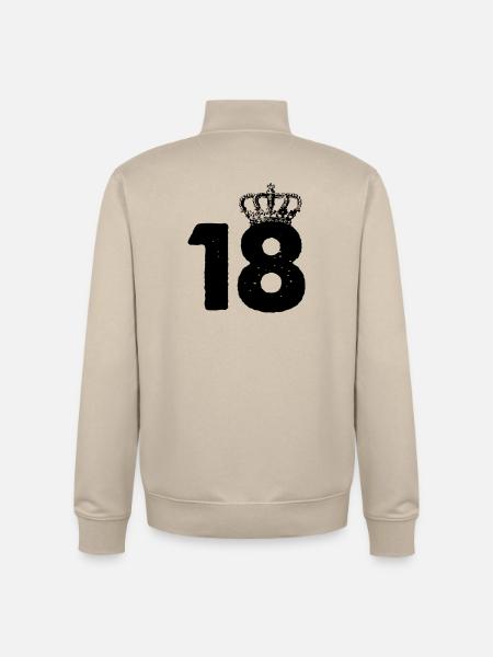 18 Crowns - Unisex Organic Zip Sweatshirt by Stanley/Stella - desert dust