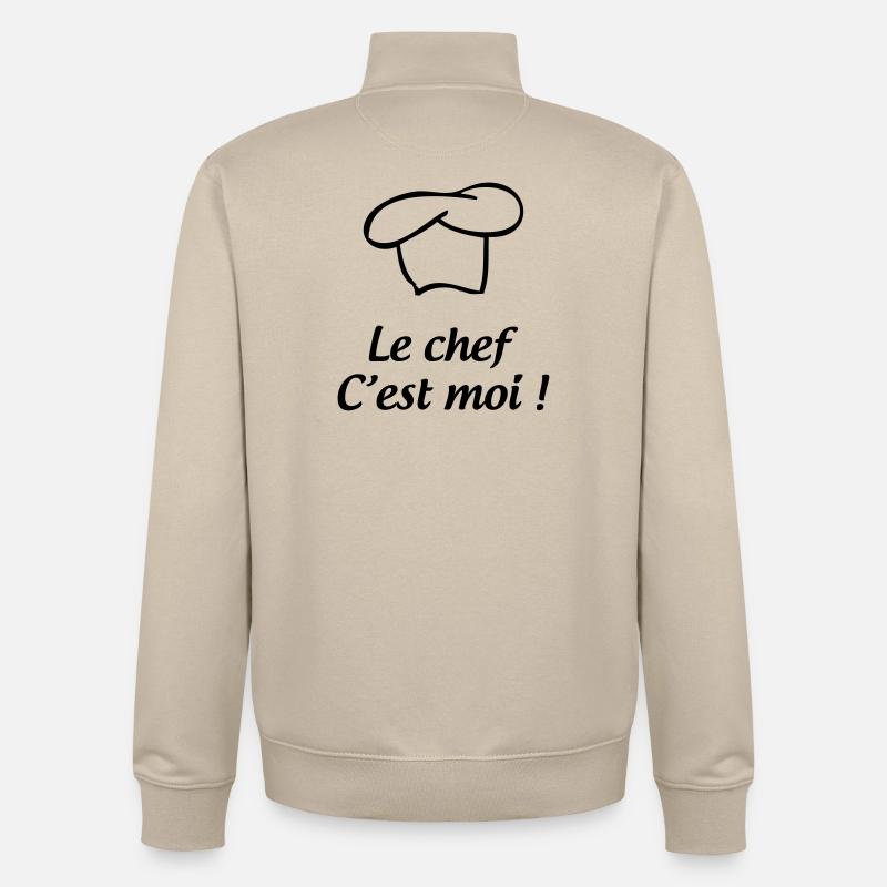 Der Koch bin ich – Küche - Unisex Organic Zip Sweatshirt von Stanley/Stella - Cremebeige