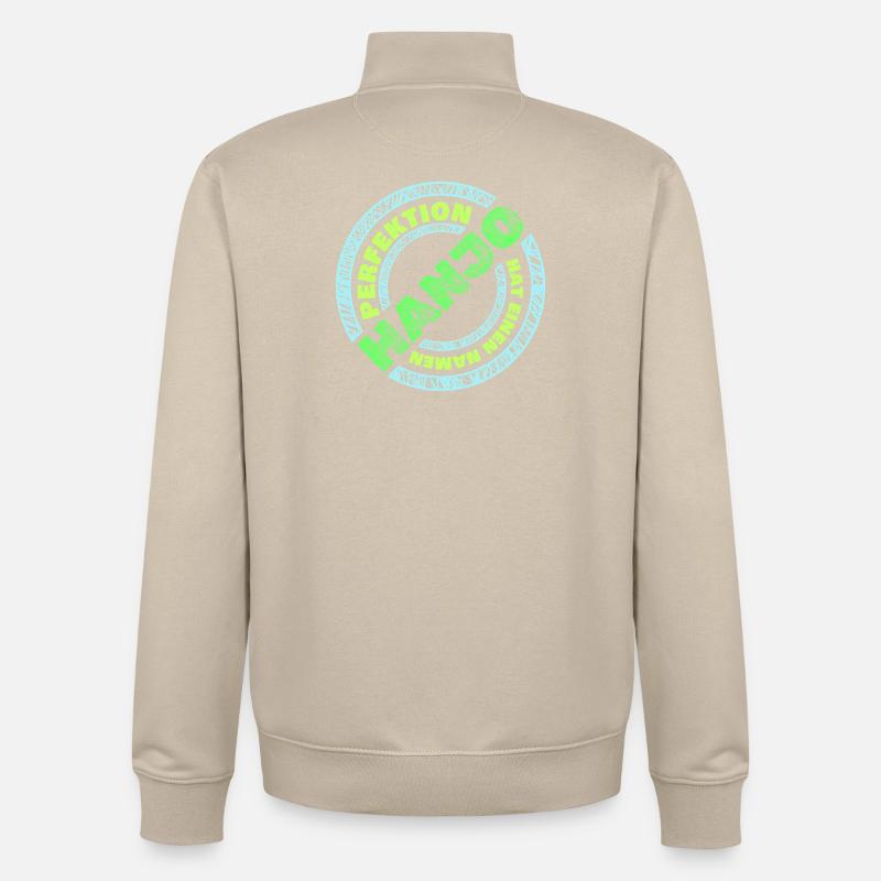 Hanjo - Unisex Organic Zip Sweatshirt von Stanley/Stella - Cremebeige