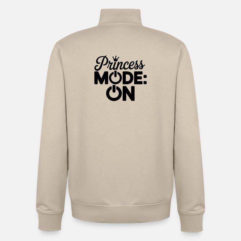 Conception du mode Princesse - Sweat zippé unisexe en coton bio Stanley/Stella - beige crème