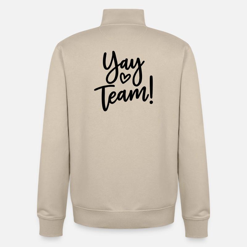 Bravo - Sweat zippé unisexe en coton bio Stanley/Stella - beige crème