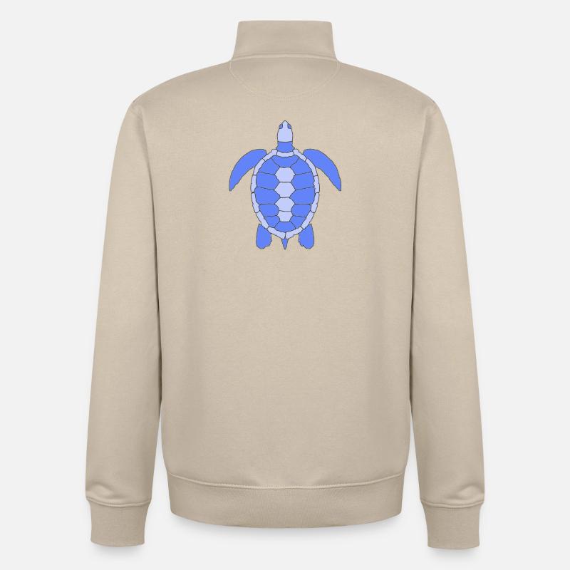 TURTLE - Unisex Organic Zip Sweatshirt von Stanley/Stella - Cremebeige