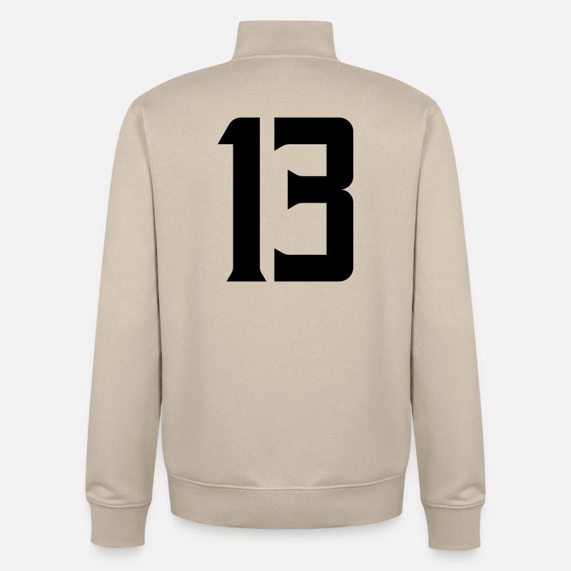 13 - Sweat zippé unisexe en coton bio Stanley/Stella - beige crème