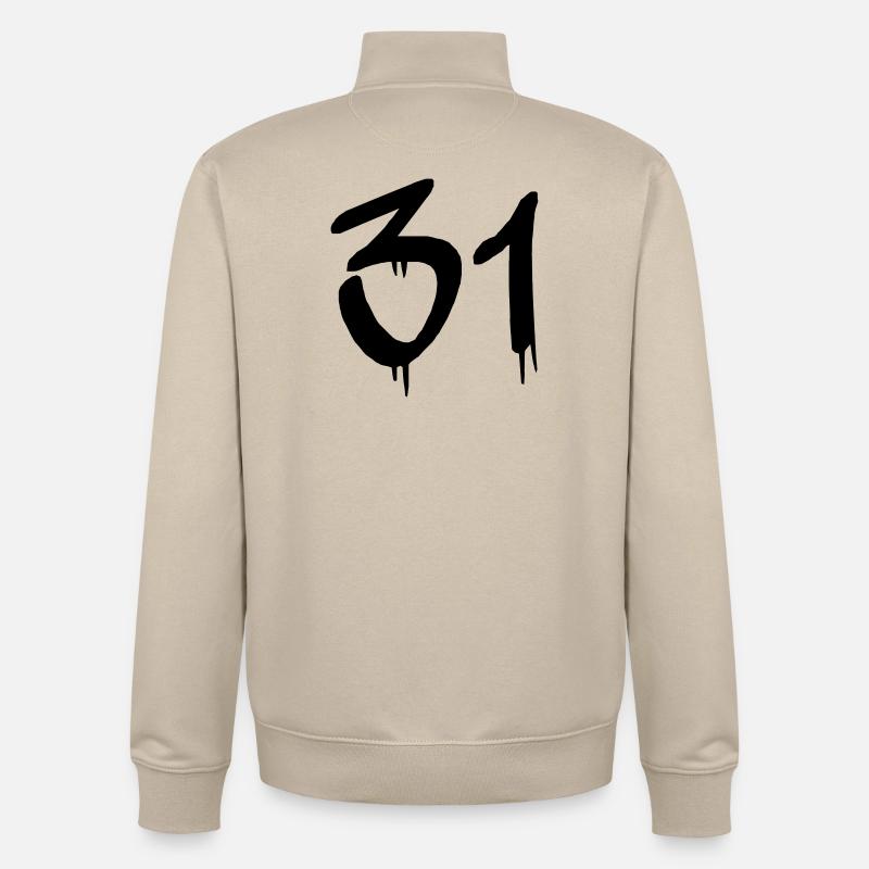 31 - Unisex Organic Zip Sweatshirt von Stanley/Stella - Cremebeige