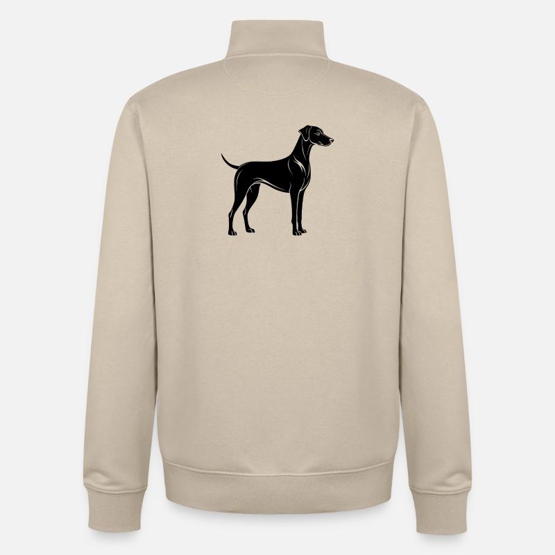 Plot Hound - Unisex Organic Zip Sweatshirt by Stanley/Stella - desert dust