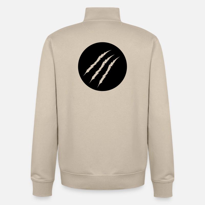 griffe - Sweat zippé unisexe en coton bio Stanley/Stella - beige crème