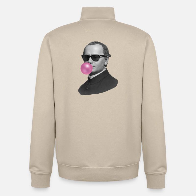 Gregor Mendel Kaugummi - Unisex Organic Zip Sweatshirt von Stanley/Stella - Cremebeige