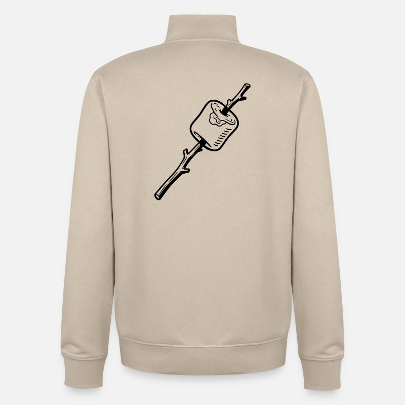 Marshmellow - Unisex Organic Zip Sweatshirt von Stanley/Stella - Cremebeige