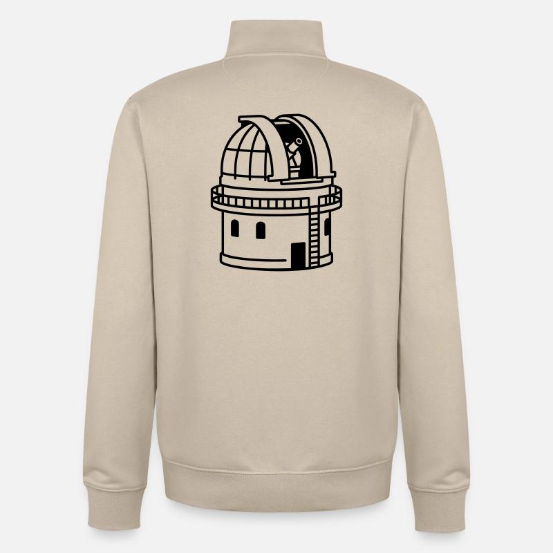 Observatory - Unisex Organic Zip Sweatshirt by Stanley/Stella - desert dust