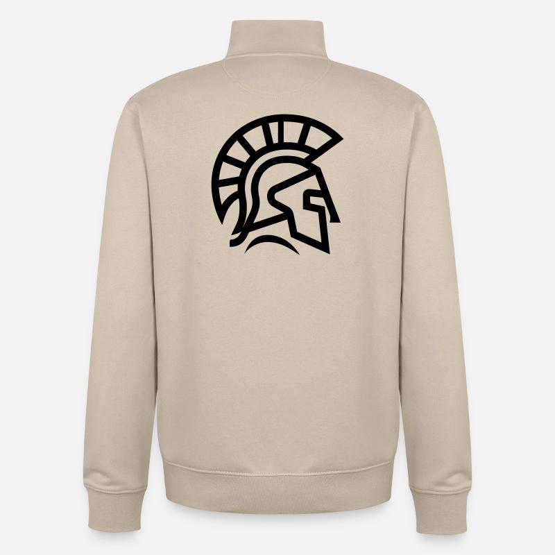 Spartan - Unisex Organic Zip Sweatshirt by Stanley/Stella - desert dust