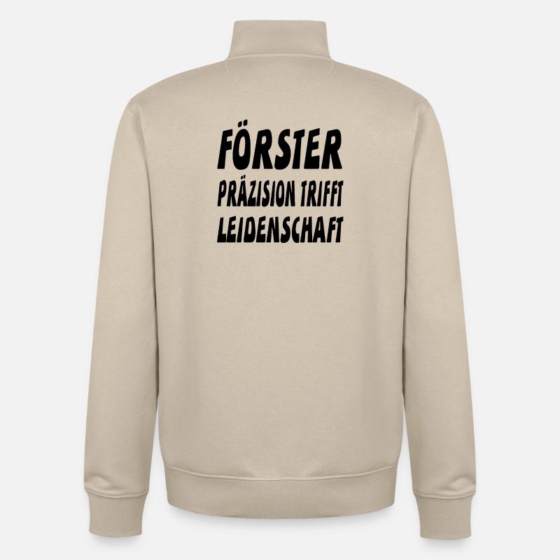 Förster - Unisex Organic Zip Sweatshirt von Stanley/Stella - Cremebeige