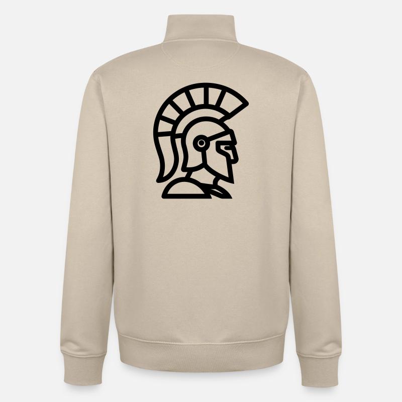 Spartan - Unisex Organic Zip Sweatshirt by Stanley/Stella - desert dust