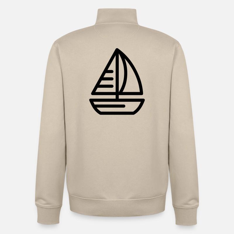 Boot - Unisex Organic Zip Sweatshirt von Stanley/Stella - Cremebeige
