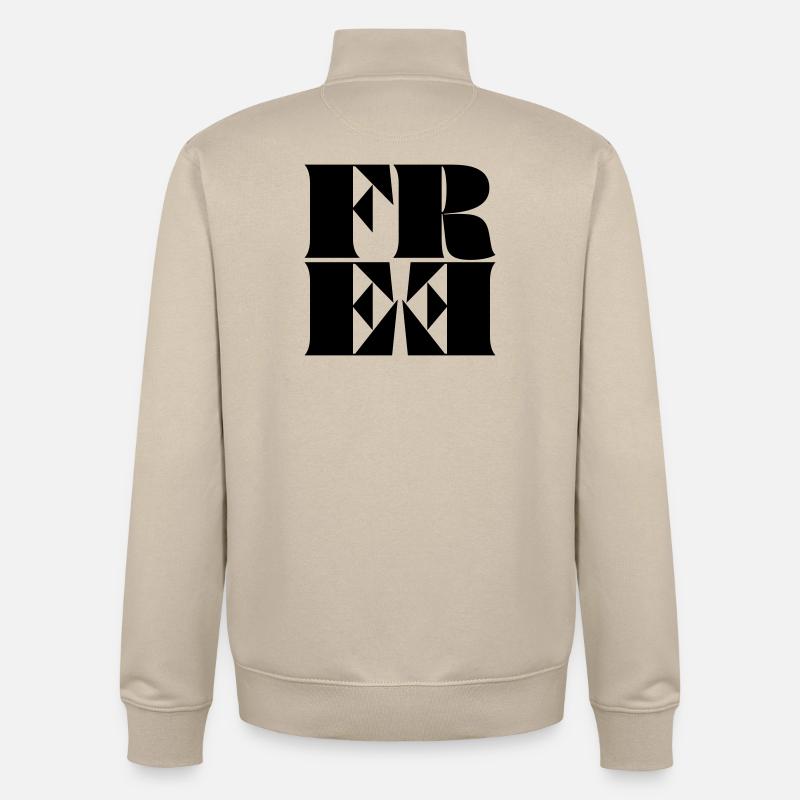 Free - Unisex Organic Zip Sweatshirt by Stanley/Stella - desert dust