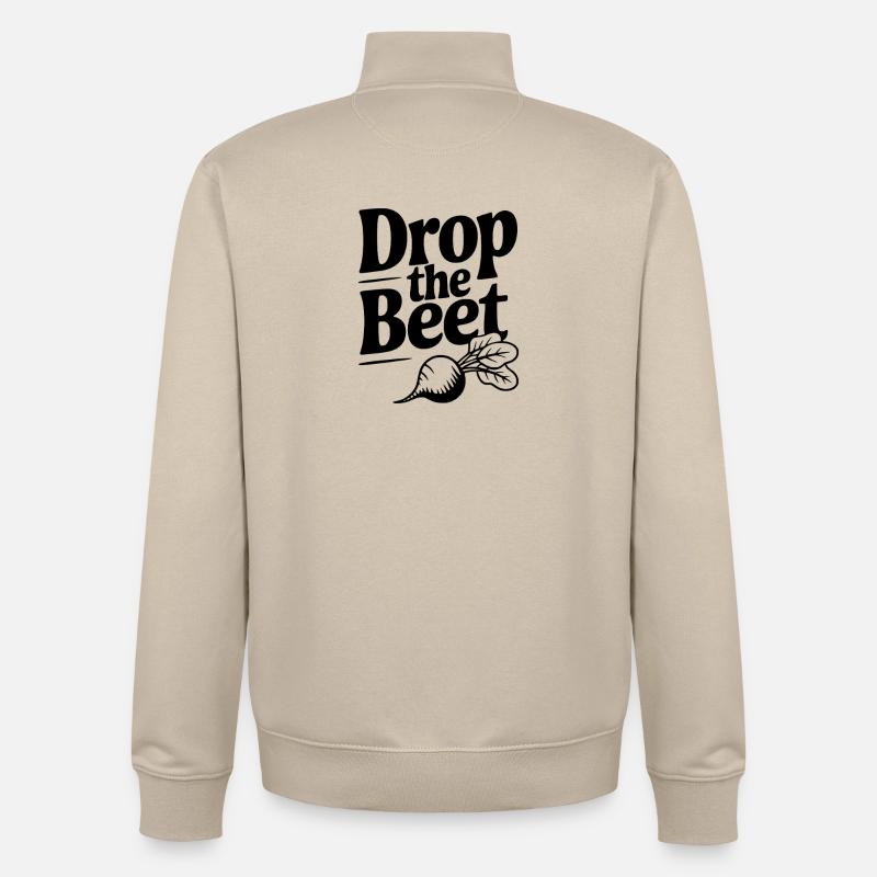Drop The Beet - Unisex Organic Zip Sweatshirt by Stanley/Stella - desert dust