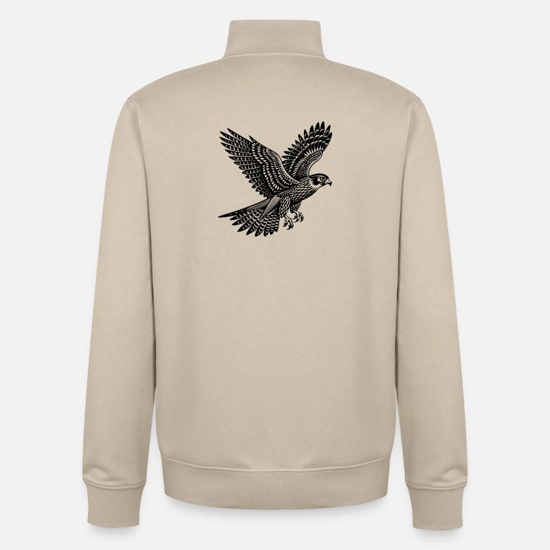Falcon - Unisex Organic Zip Sweatshirt von Stanley/Stella - Cremebeige