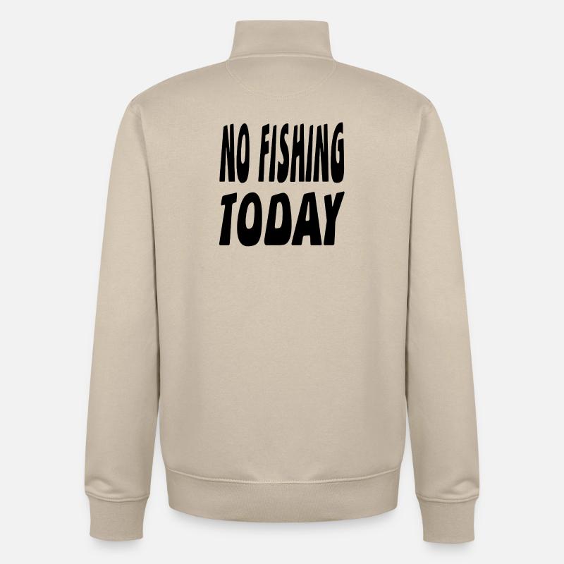 Angling - Unisex Organic Zip Sweatshirt by Stanley/Stella - desert dust