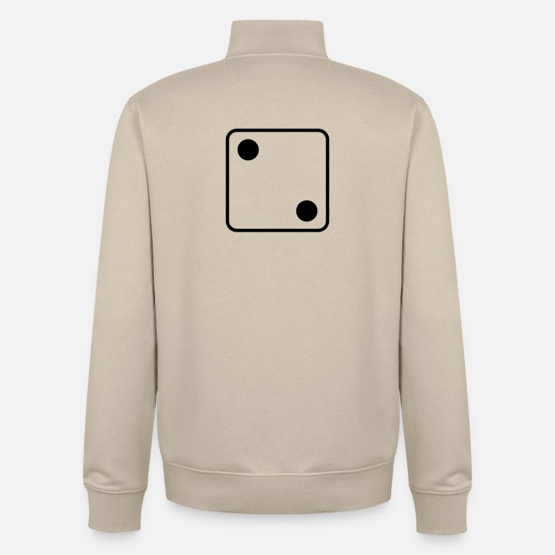 Dit - Sweat zippé unisexe en coton bio Stanley/Stella - beige crème