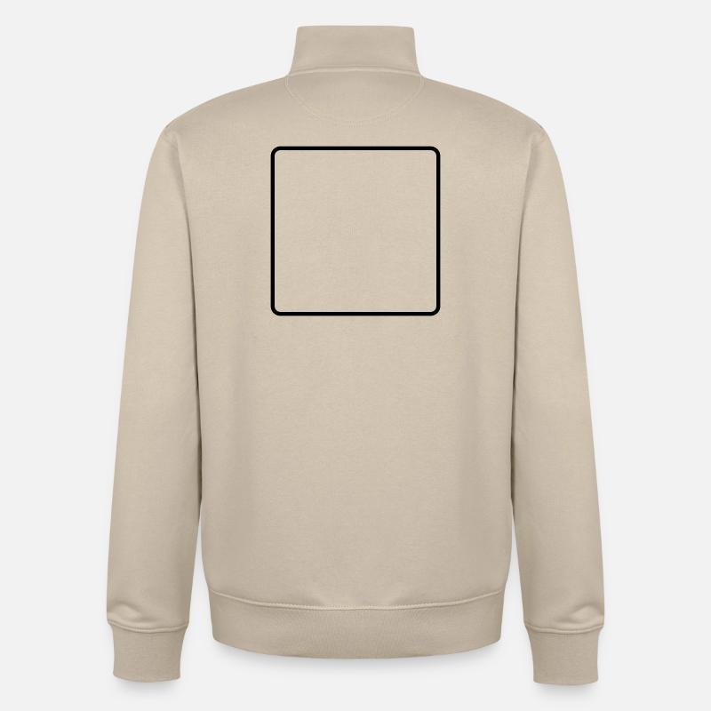 Frame Empty - Unisex Organic Zip Sweatshirt by Stanley/Stella - desert dust