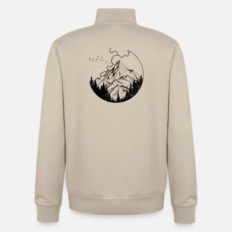 InputRequiredDesignPreview - Unisex Organic Zip Sweatshirt by Stanley/Stella - desert dust