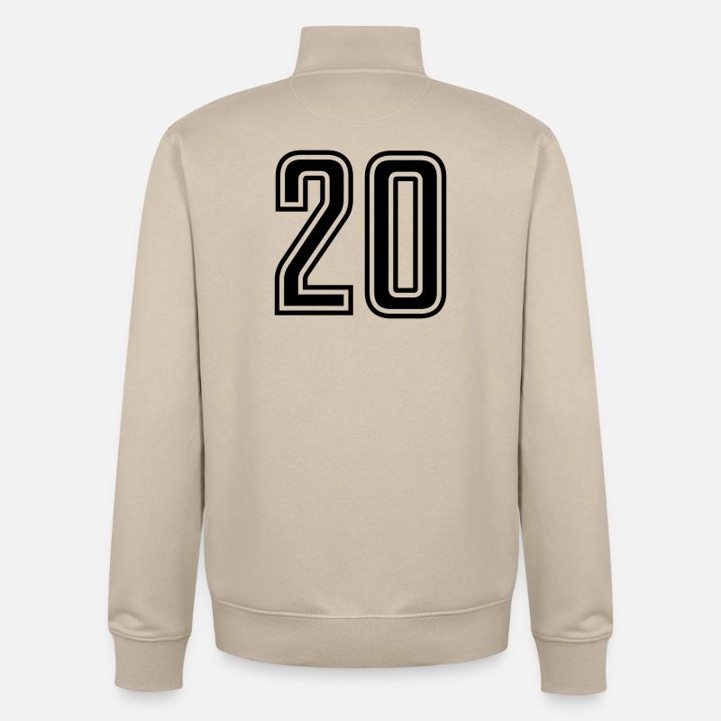 20 - Sweat zippé unisexe en coton bio Stanley/Stella - beige crème