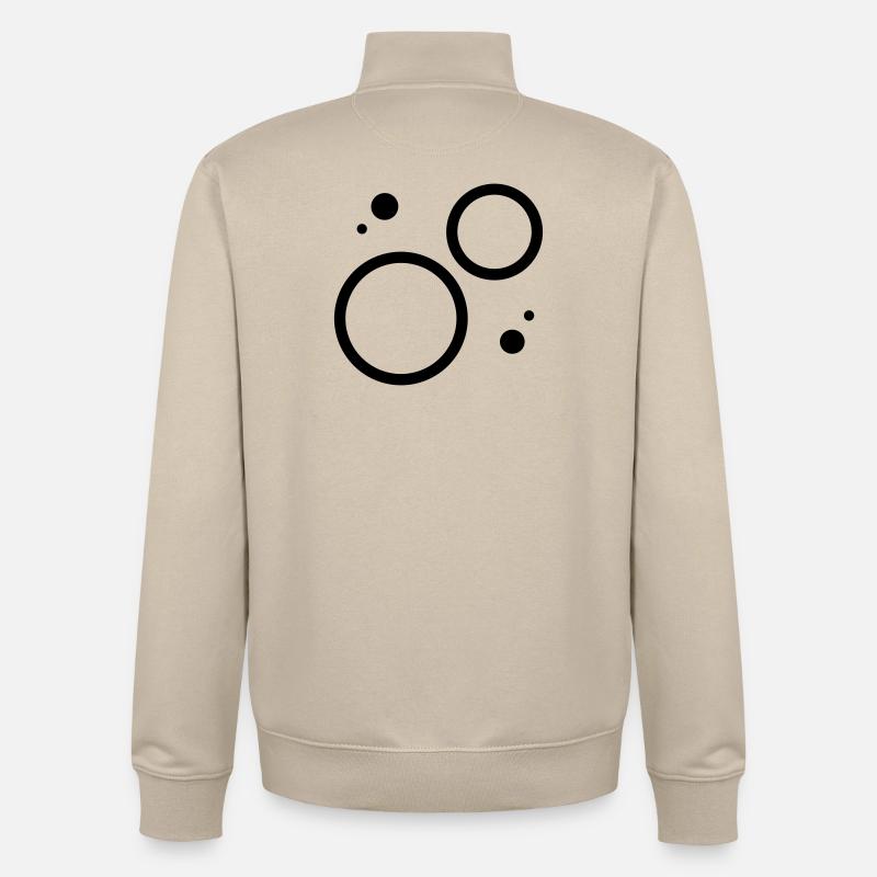 gravity - Unisex Organic Zip Sweatshirt by Stanley/Stella - desert dust
