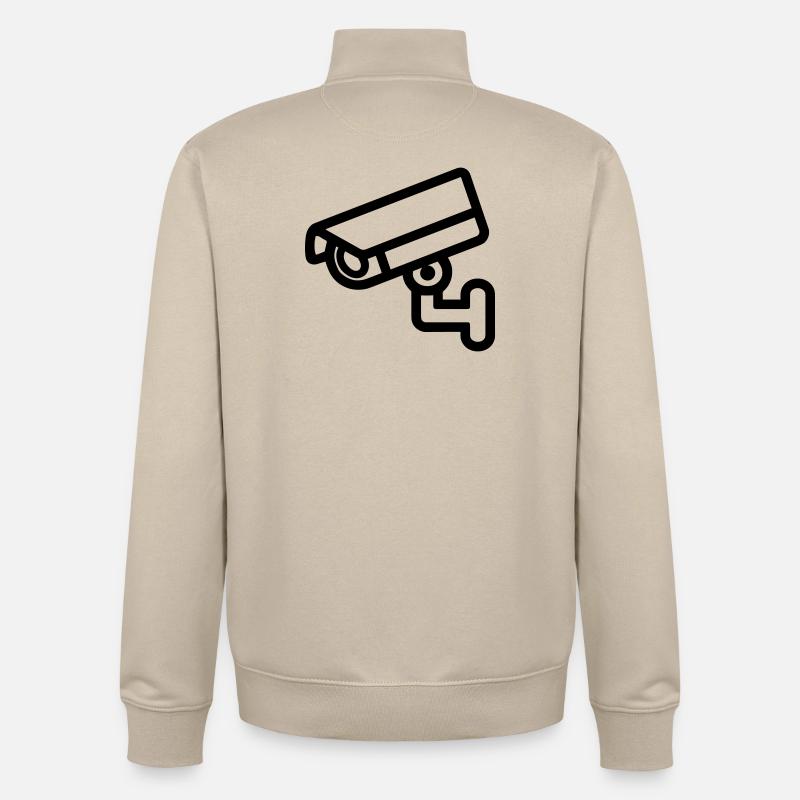 Camera - Unisex Organic Zip Sweatshirt by Stanley/Stella - desert dust