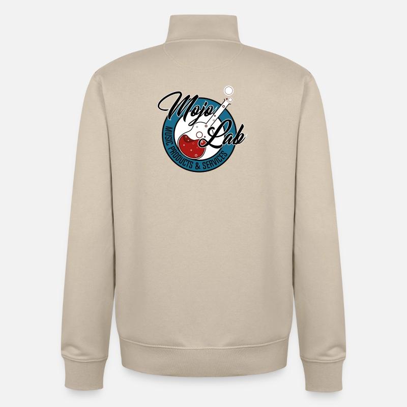 mojolab guitar - Unisex Organic Zip Sweatshirt by Stanley/Stella - desert dust