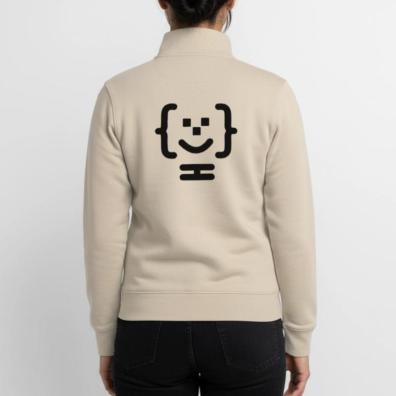 Logo du code du programmeur principal Sweat zippé unisexe en coton bio Stanley/Stella