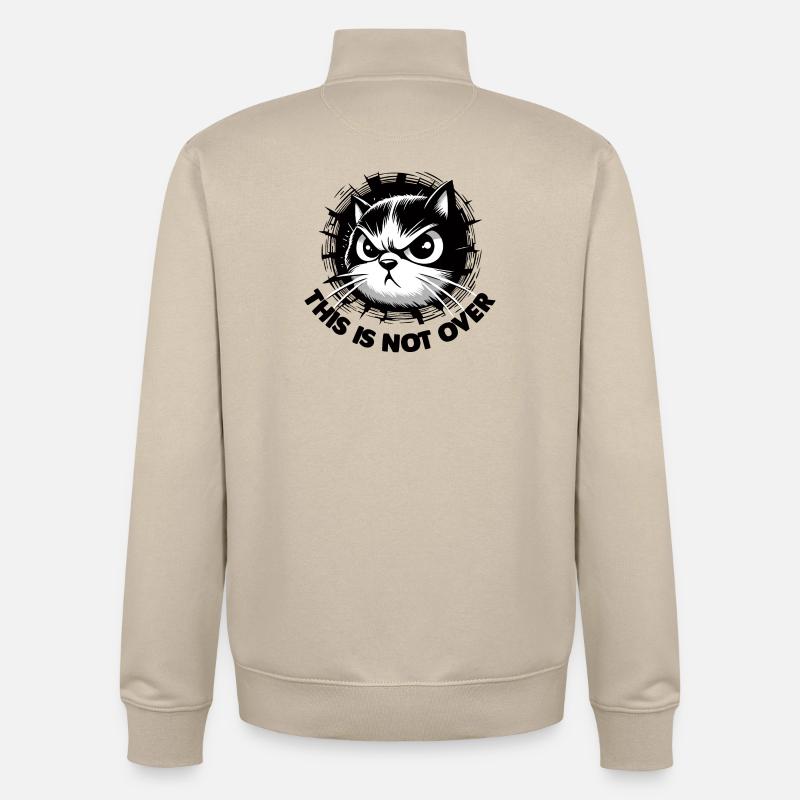 Pas plus de 2 - Sweat zippé unisexe en coton bio Stanley/Stella - beige crème