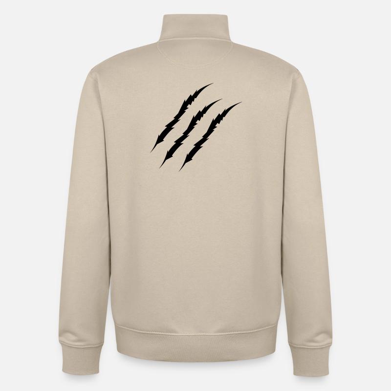 griffe - Sweat zippé unisexe en coton bio Stanley/Stella - beige crème
