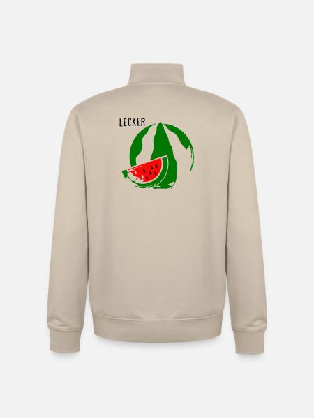 Melone - Unisex Organic Zip Sweatshirt von Stanley/Stella - Cremebeige