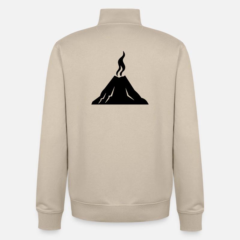 Vulkan - Unisex Organic Zip Sweatshirt von Stanley/Stella - Cremebeige