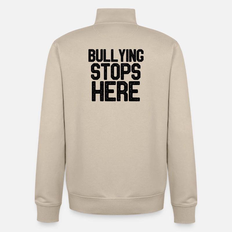 Bitte laden Sie die Designdatei hoch - Unisex Organic Zip Sweatshirt von Stanley/Stella - Cremebeige