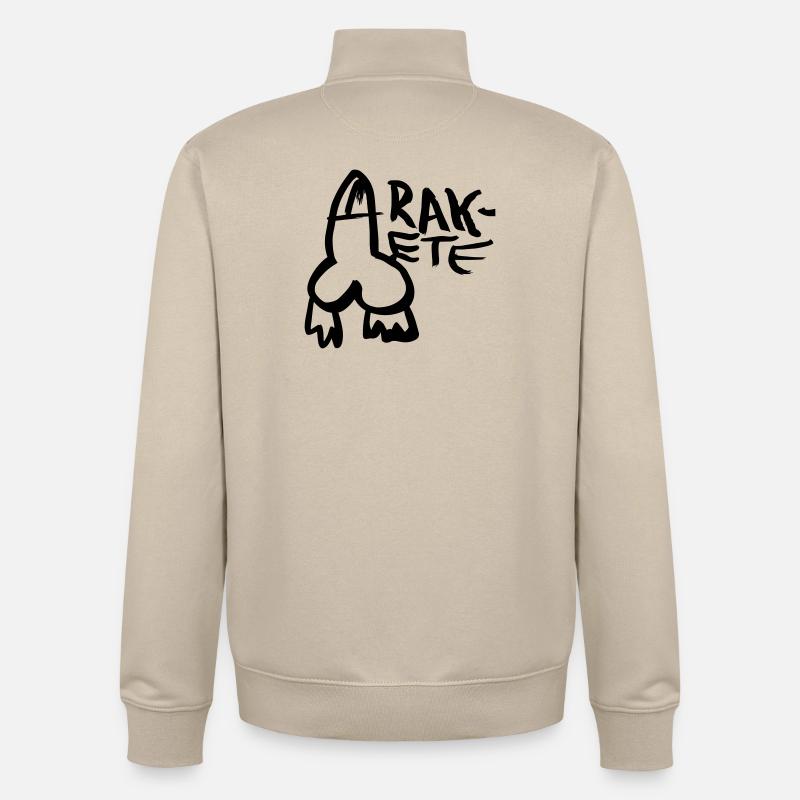 Fusée - Sweat zippé unisexe en coton bio Stanley/Stella - beige crème