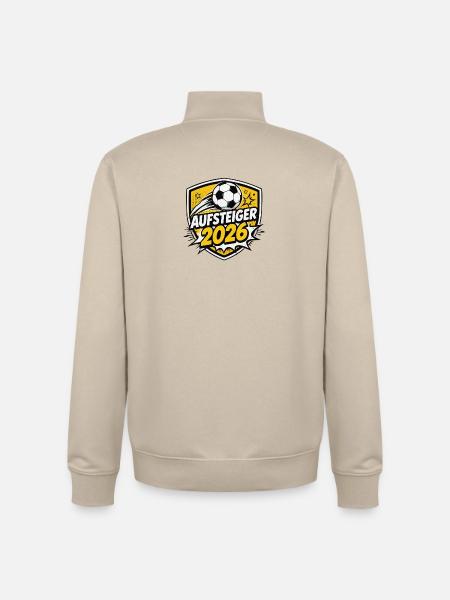 aufsteiger-2026- - Unisex Organic Zip Sweatshirt von Stanley/Stella - Cremebeige