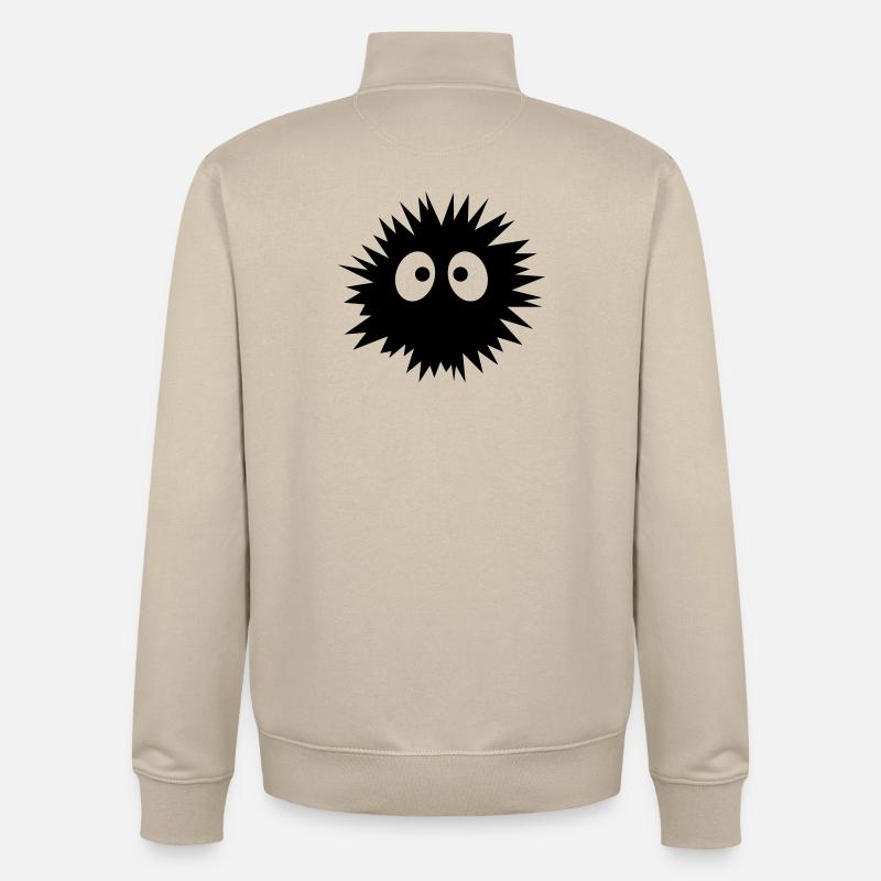 Wusel Explosion - Unisex Organic Zip Sweatshirt von Stanley/Stella - Cremebeige