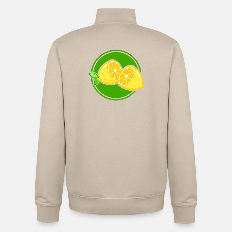 lemon - Unisex Organic Zip Sweatshirt by Stanley/Stella - desert dust