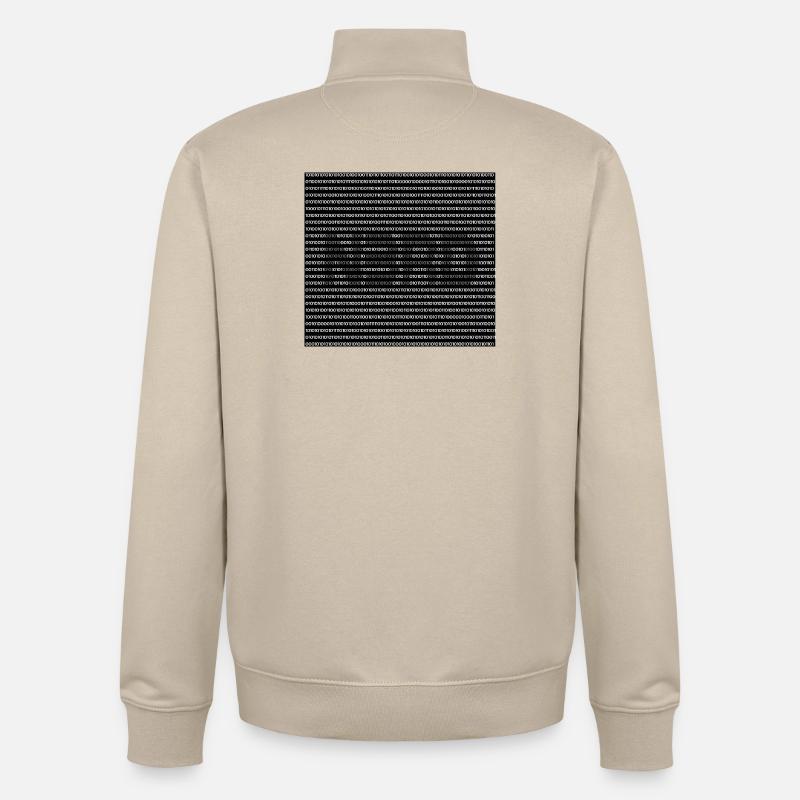 nerd - Sweat zippé unisexe en coton bio Stanley/Stella - beige crème