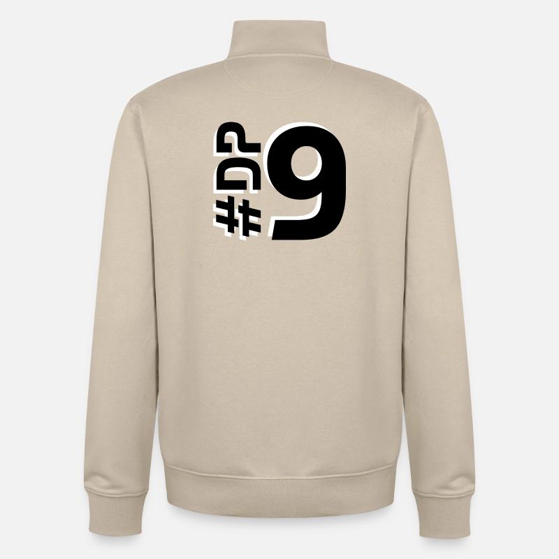 DP9 - Sweat zippé unisexe en coton bio Stanley/Stella - beige crème