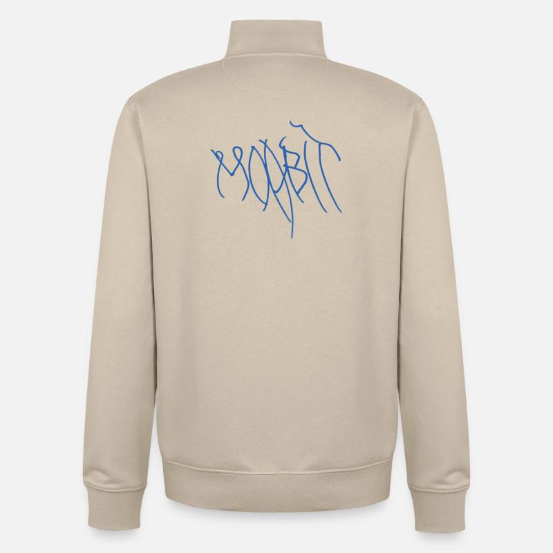 Gift idea for real Moabites - Unisex Organic Zip Sweatshirt by Stanley/Stella - desert dust