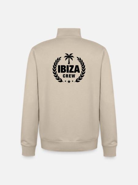 Ibiza Crew - Unisex Organic Zip Sweatshirt by Stanley/Stella - desert dust