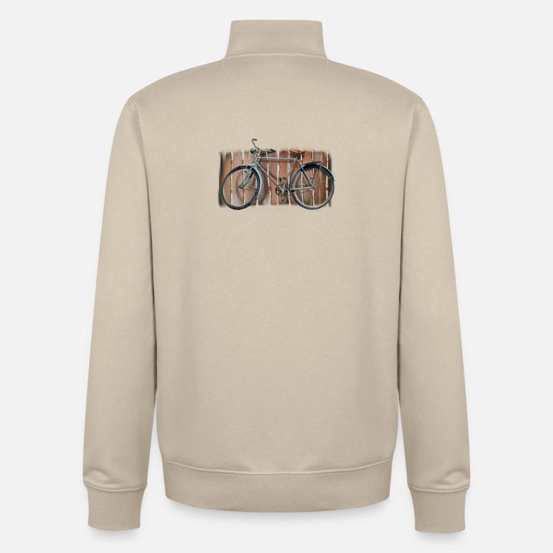 Bicycle - Sweat zippé unisexe en coton bio Stanley/Stella - beige crème