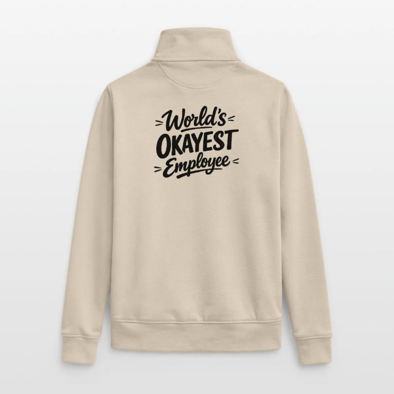 L’employé le plus correct du monde, Chef Mitarbeiter Sweat zippé unisexe en coton bio Stanley/Stella
