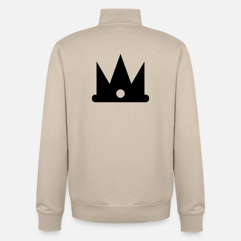 Crown - Unisex Organic Zip Sweatshirt by Stanley/Stella - desert dust