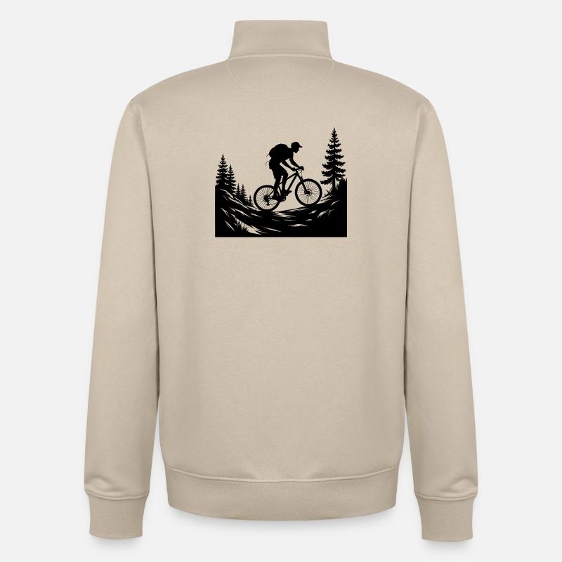 VTT VTT - Sweat zippé unisexe en coton bio Stanley/Stella - beige crème