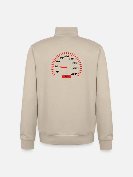 30th Birthday - Unisex Organic Zip Sweatshirt by Stanley/Stella - desert dust