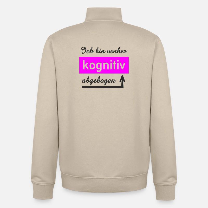 Cognitive Thinker Personalized Design - Unisex Organic Zip Sweatshirt by Stanley/Stella - desert dust